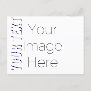 create your own photo text Postcard