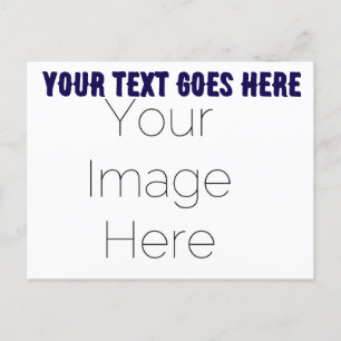 create your own photo text Postcard