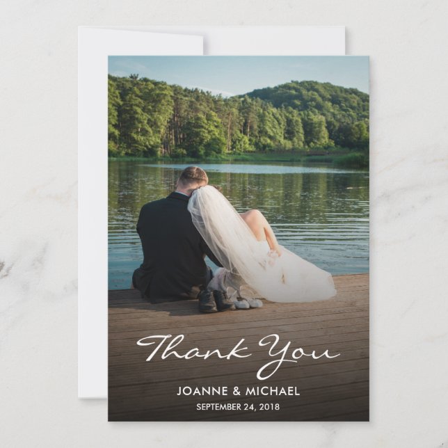 Create your own photo Thank you Wedding (Front)