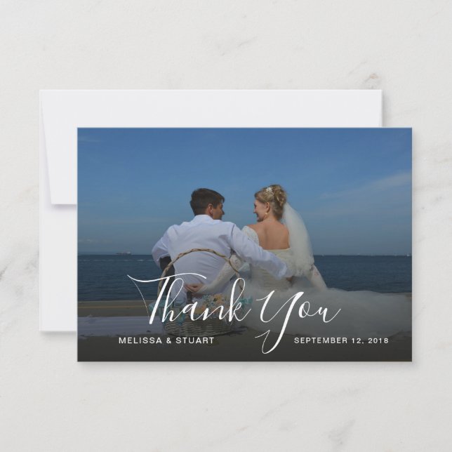 Create your own photo Thank you Wedding (Front)