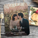 Create your own photo Thank you Wedding Magnet<br><div class="desc">Design your own photo Thank you Wedding card.
Elegant photo magnet to say Thank you to your wedding guests.
You can add your own photo,  add your own text and names.</div>