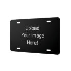 Create-Your-Own Photo Upload License Plate