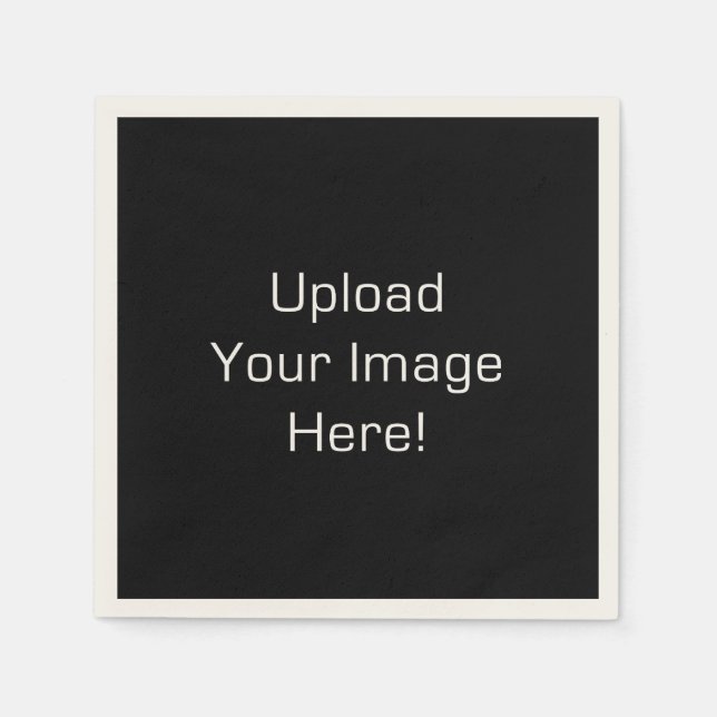 Create-Your-Own Photo Upload Paper Napkins (Front)