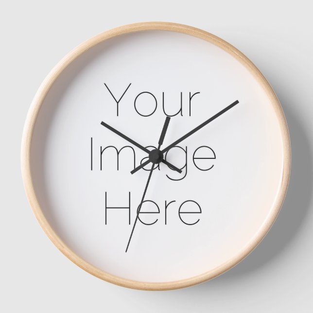 create your own photo Wall Clock (Front)