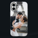 Create Your Own Photo Wedding Romantic Love iPhone 16 Plus Case<br><div class="desc">Create Your Own Photo Wedding Romantic Love iPhone 16 Plus Case features the option to add your own custom photo, picture, image or logo for your personalized phone case. Perfect as a gift for him or her for birthday, Christmas, weddings, Valentine's Day, holidays. A personalized gift for newly weds, wife,...</div>