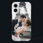 Create Your Own Photo Wedding Romantic Love iPhone 16 Case<br><div class="desc">Create Your Own Photo Wedding Romantic Love iPhone 16 Case features the option to add your own custom photo, picture, image or logo for your personalized phone case. Perfect as a gift for him or her for birthday, Christmas, weddings, Valentine's Day, holidays. A personalized gift for newly weds, wife, husband,...</div>