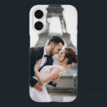 Create Your Own Photo Wedding Romantic Love iPhone 16 Case<br><div class="desc">Create Your Own Photo Wedding Romantic Love iPhone 16 Case features the option to add your own custom photo, picture, image or logo for your personalized phone case. Perfect as a gift for him or her for birthday, Christmas, weddings, Valentine's Day, holidays. A personalized gift for newly weds, wife, husband,...</div>