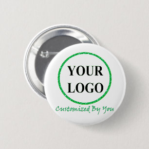 Create Your Own Picture ADD YOUR LOGO HERE 2 Inch Round Button