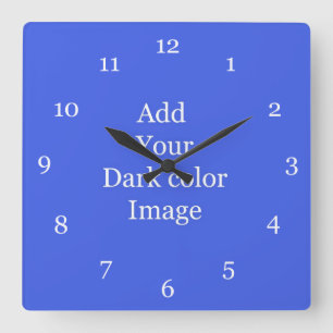 Create your own picture wall clock. square wall clock