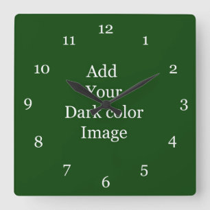 Create your own picture wall clock. square wall clock
