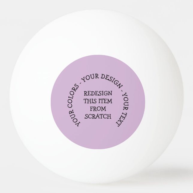 Create Your Own Ping Pong Ball (Front)