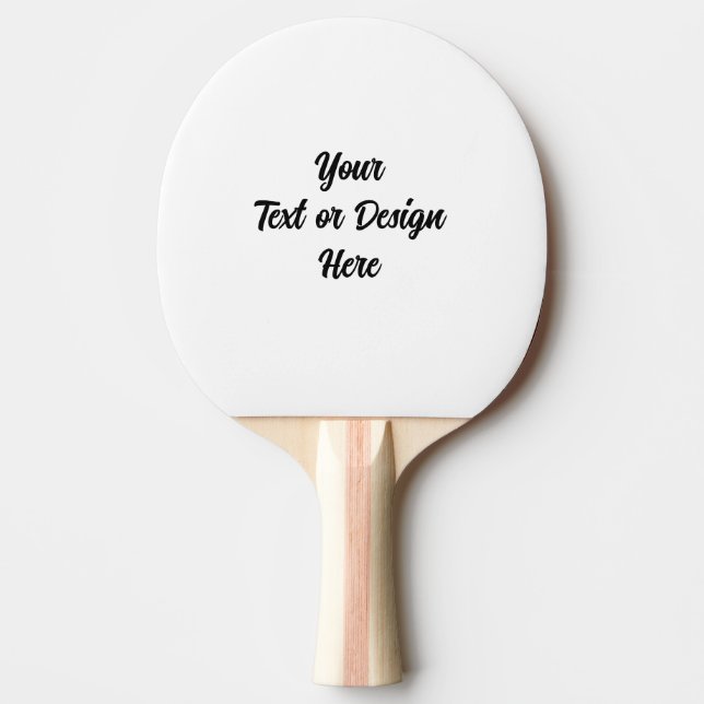 Create Your Own Ping Pong Paddle (Front)