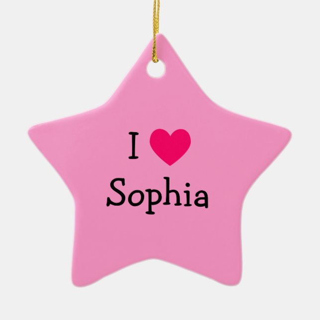 Create Your Own Pink Heart Baby Girl Photo Ceramic Ornament (Front)