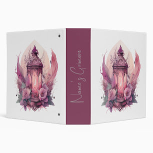 Create Your Own Pink Lantern & Roses Binder