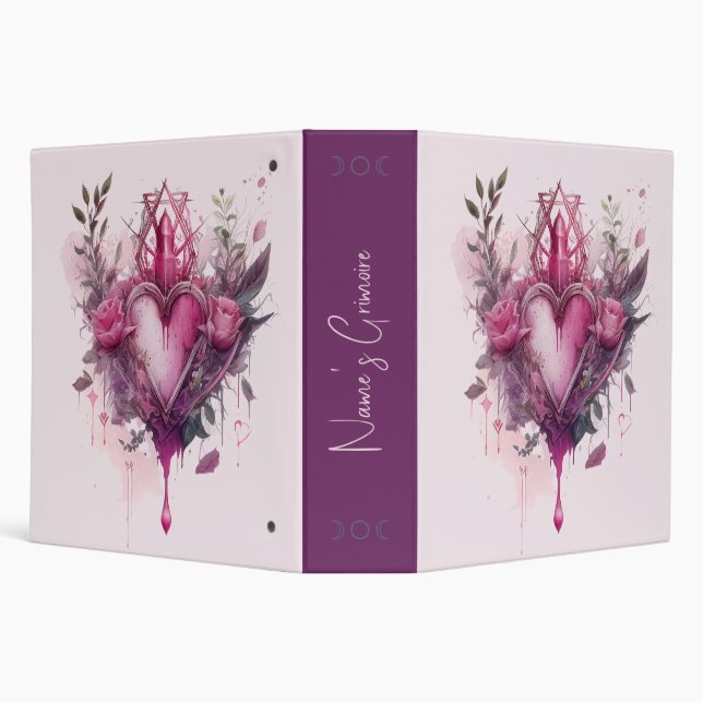Create Your Own Pink Love Candle Binder (Background)