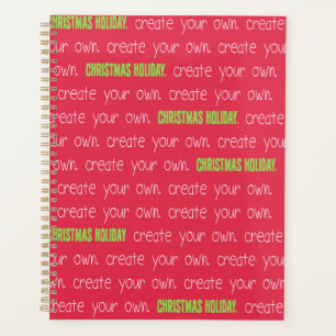 Create your own planner (standard)