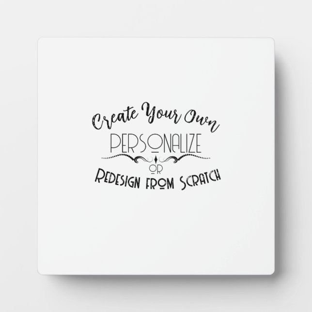Create Your Own Plaque (Front)