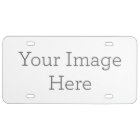 Create Your Own Plastic License Plate