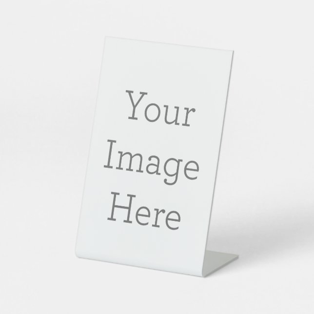 Pedestal Sign, 10.2 cm x 15.2 cm (Front)