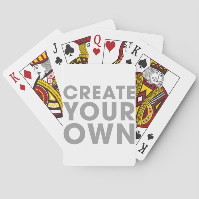 Create Your Own Playing Cards (Back)