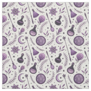 Create Your Own Plum Purple Crescent Moon Magic Fabric