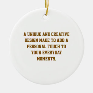 Create Your Own Porcelain Circle Ornament