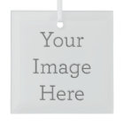 Create Your Own Porcelain Square Ornament