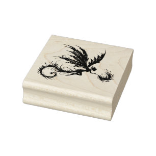 Create Your Own Poskakushka Fire Fairy Rubber Stamp