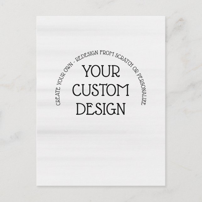 Create Your Own Postcard (Front)