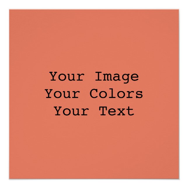 Create Your Own Poster (Front)