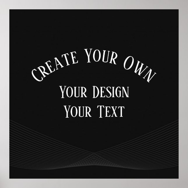 Create Your Own Poster (Front)