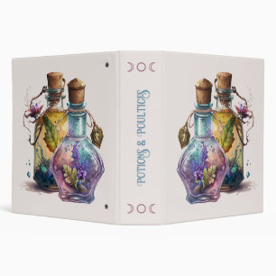 Create Your Own Potion Bottles Binder