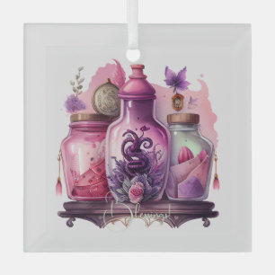 Create Your Own Potion Bottles Glass Ornament
