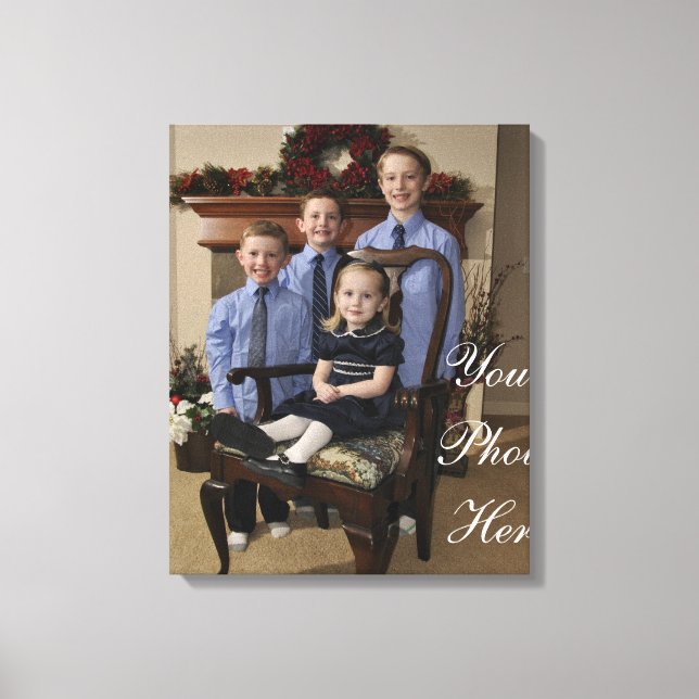 Create Your Own Premium Wrapped Canvas (Front)