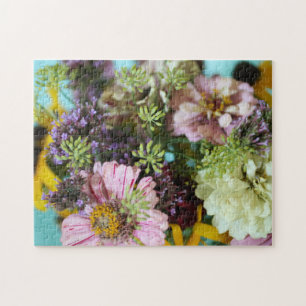 Create Your Own Pretty Wildflower  Jigsaw Puzzle