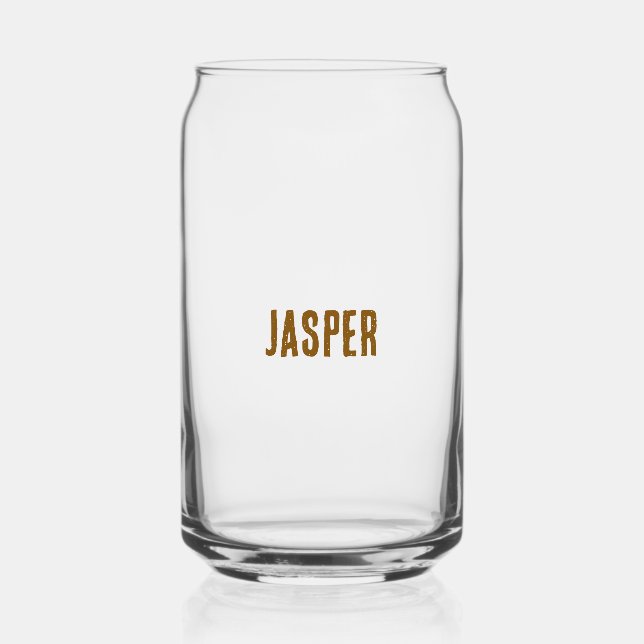 Create Your Own Printed Can Glass (Front)