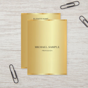 Create Your Own Professional Modern Elegant Gold Business Card