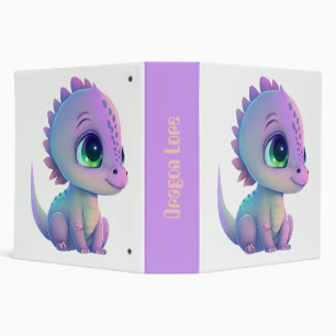 Create Your Own Purple Baby Dragon Binder