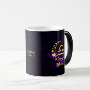 Create Your Own Purple Celestial Libra Zodiac Magic Mug