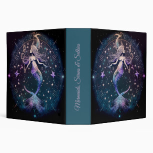 Create Your Own Purple Celestial Mermaid Binder