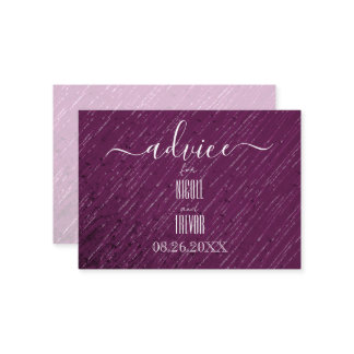 Create Your Own Purple Diagonal Lines Texture Advice Card