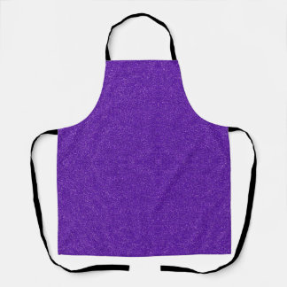 Create Your Own Purple Glitter Apron