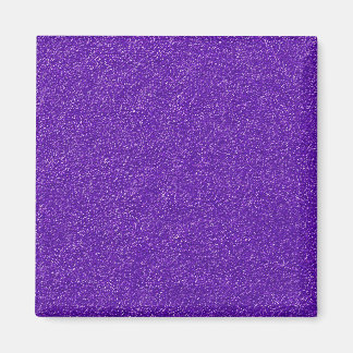 Create Your Own Purple Glitter Magnet