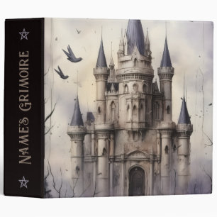 Create Your Own Purple Gothic Castle Ravens Binder