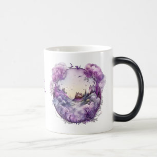 Create Your Own Purple Magic Castle Landscape Mug