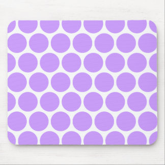 Create Your Own Purple Polka Dot Mouse Pad