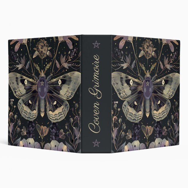 Create Your Own Purple Sage Moth Garden Binder (Background)