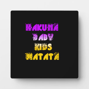 Create Your Own Purple Yellow Baby Kids  Art Plaque