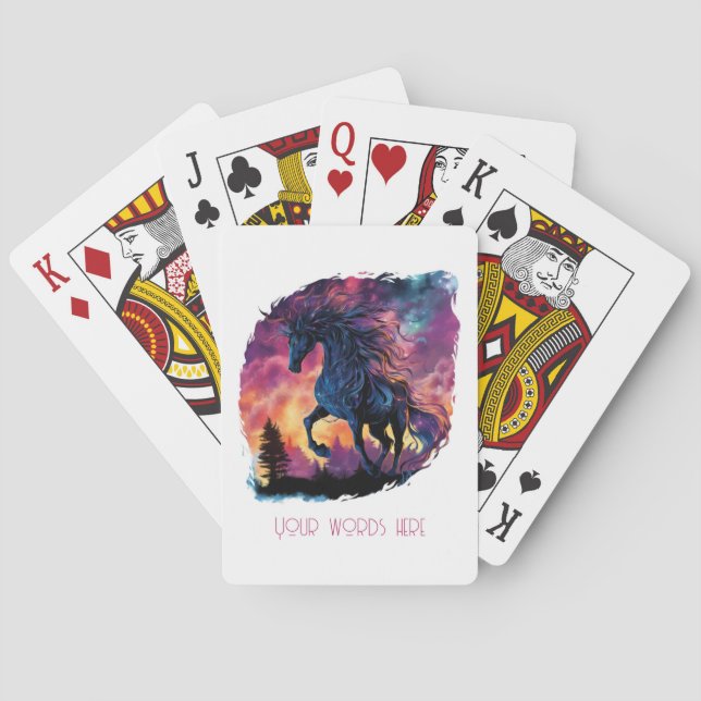 Create Your Own Pyrois Dark Horse Magic Playing Cards (Back)