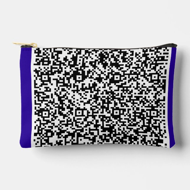 Create Your Own QR Code Accessory Pouch (Front)